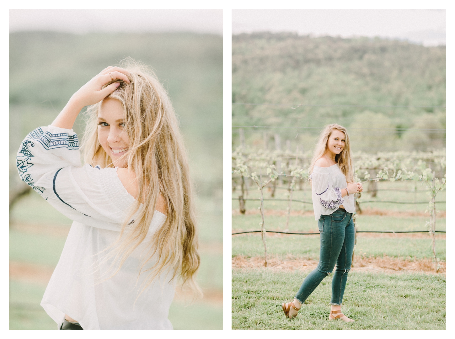 Afton Virginia senior portrait photographer