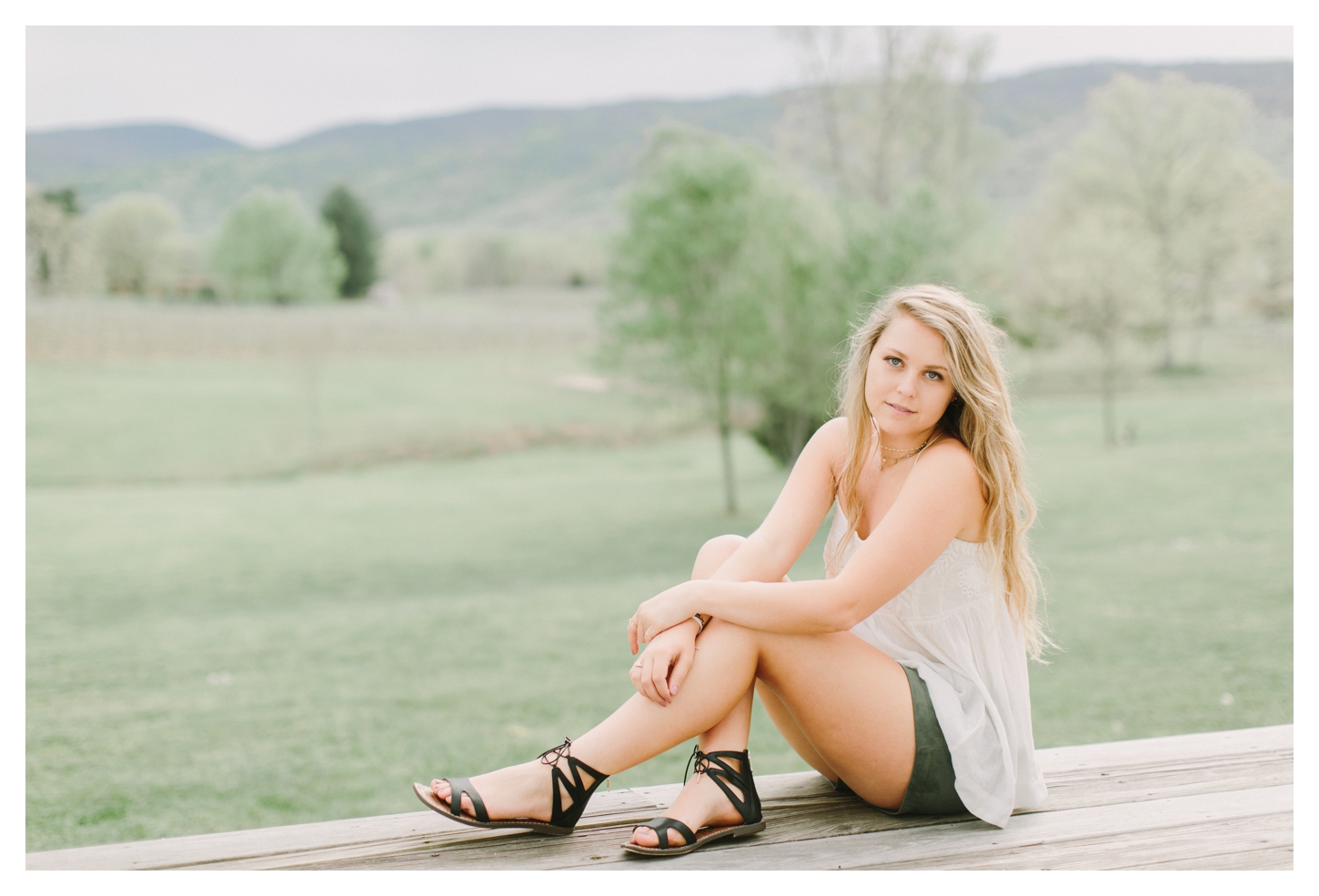 Afton Virginia senior portrait photographer