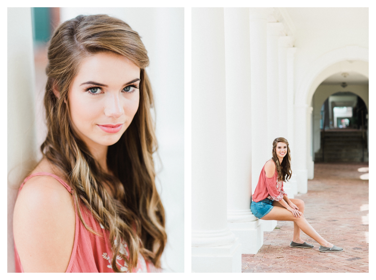 Charlottesville Virginia senior portrait photographer