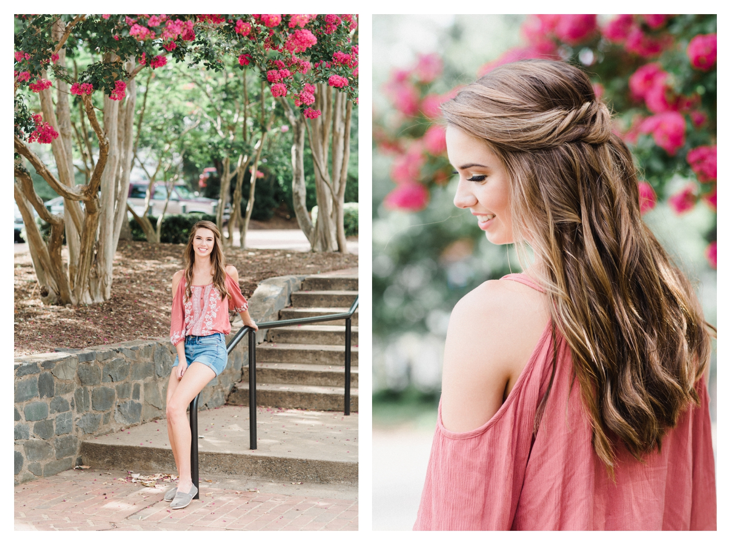 Charlottesville Virginia senior portrait photographer