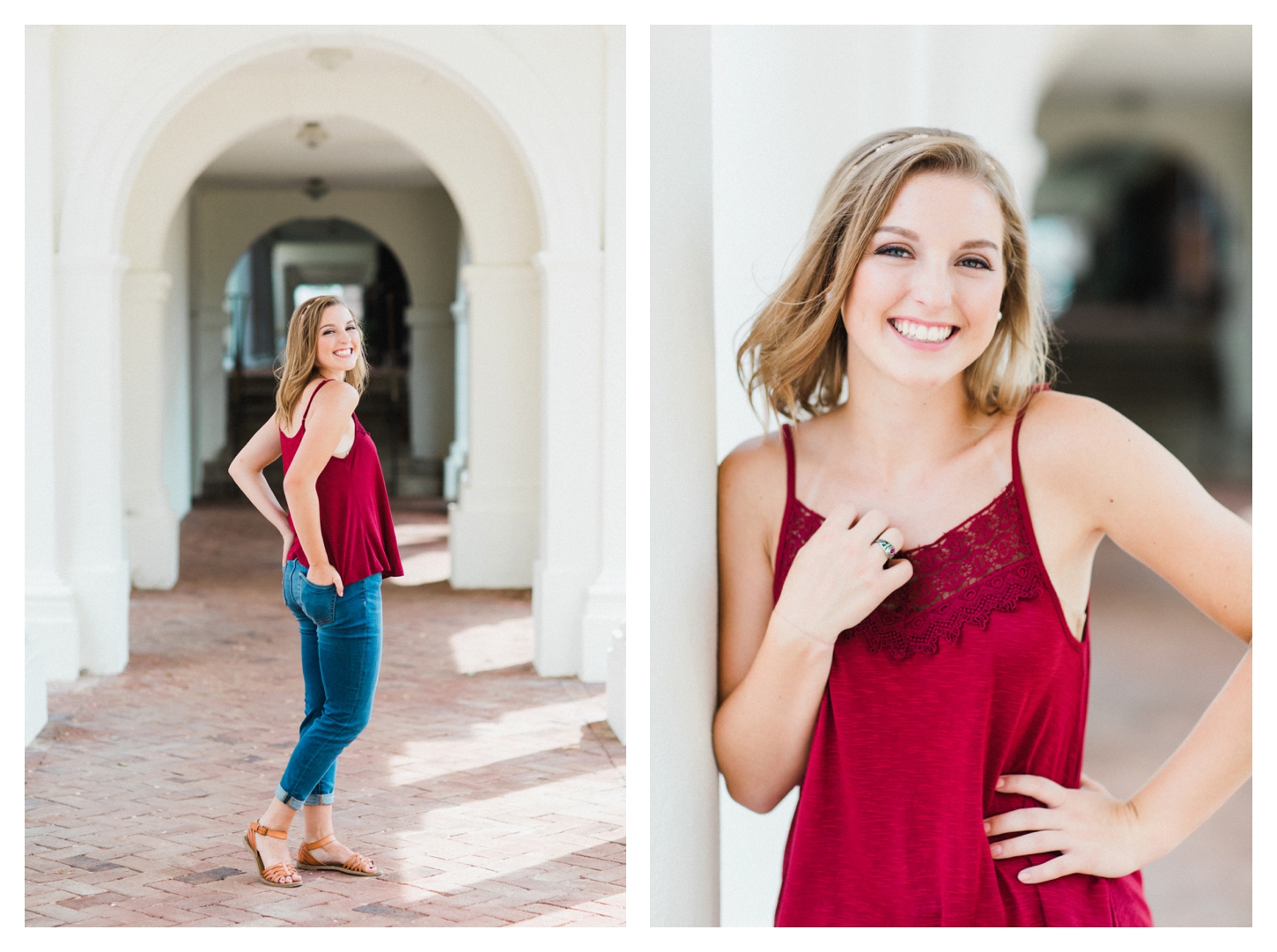 Charlottesville Virginia senior portrait photographer