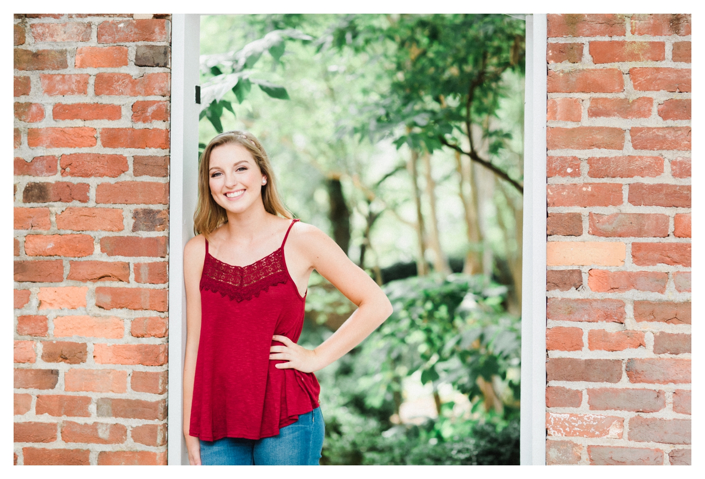 Charlottesville Virginia senior portrait photographer