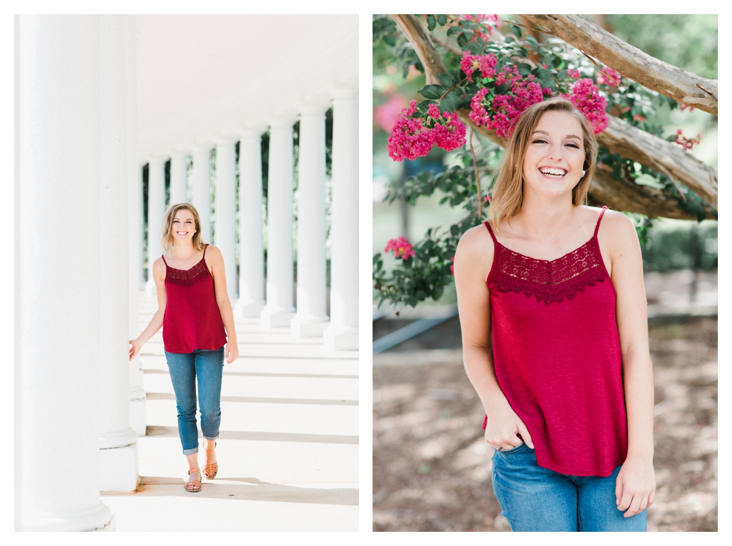 Charlottesville Virginia senior portrait photographer