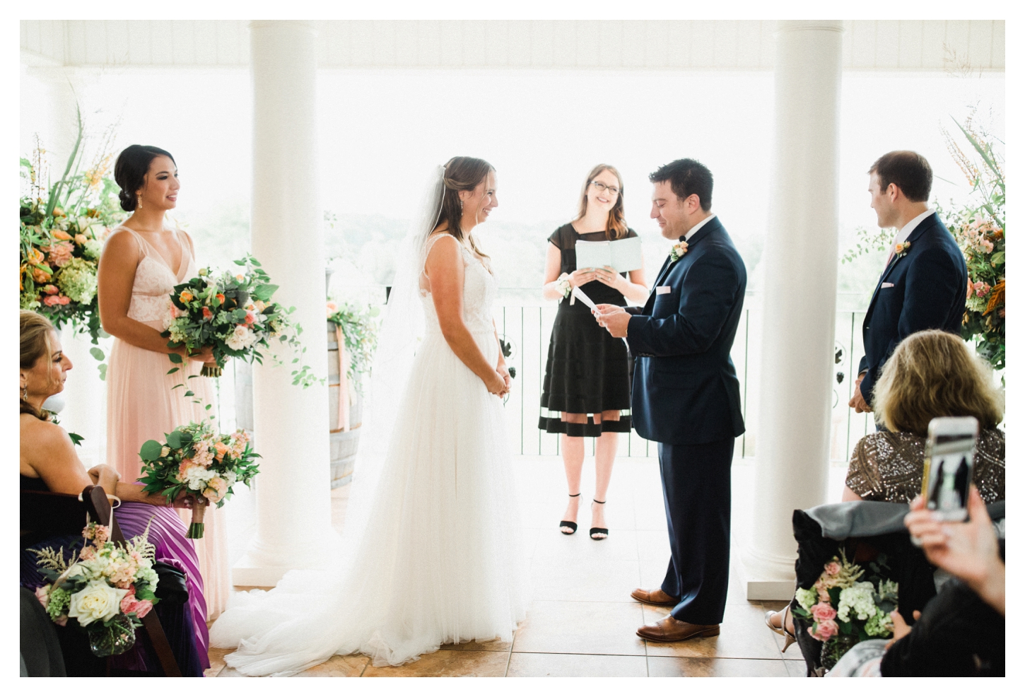 Cross Keys Vineyards Wedding Photographer