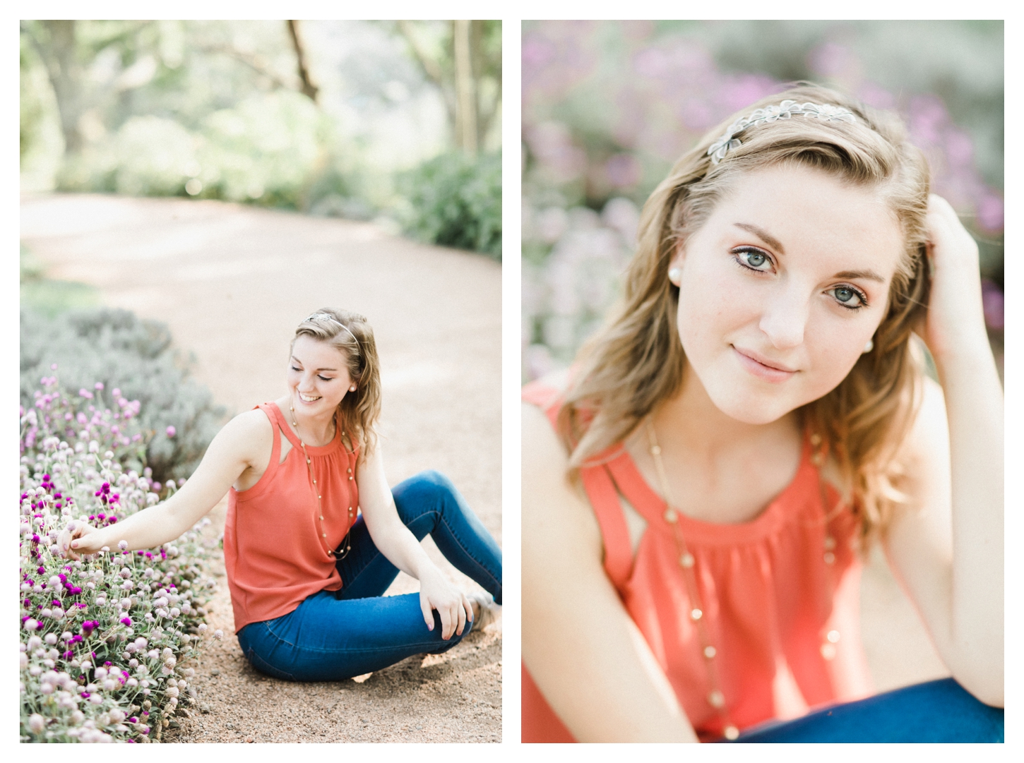 Monticello senior portrait photographer