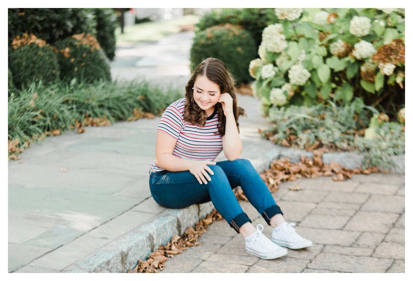 Charlottesville Virginia senior portrait photographer