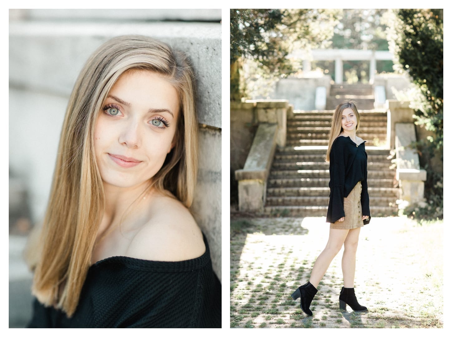 Charlottesville Virginia senior portrait photographer