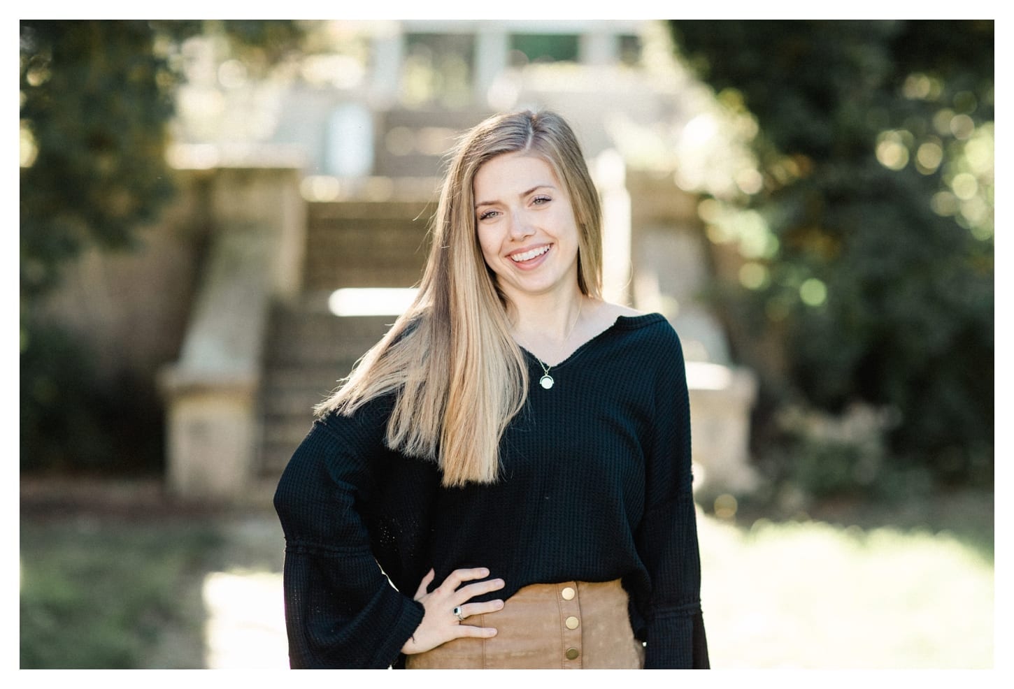 Charlottesville Virginia senior portrait photographer