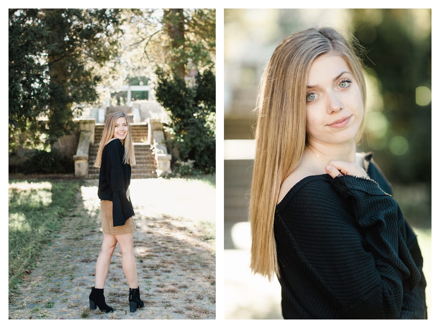 Charlottesville Virginia senior portrait photographer