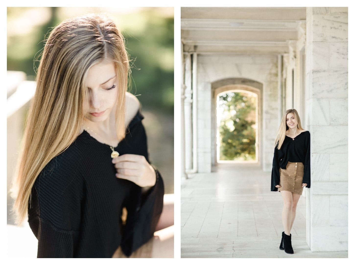 Charlottesville Virginia senior portrait photographer