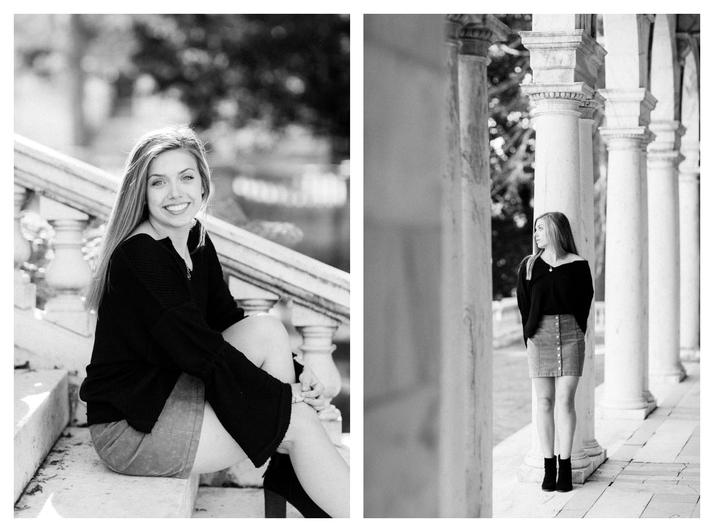 Charlottesville Virginia senior portrait photographer