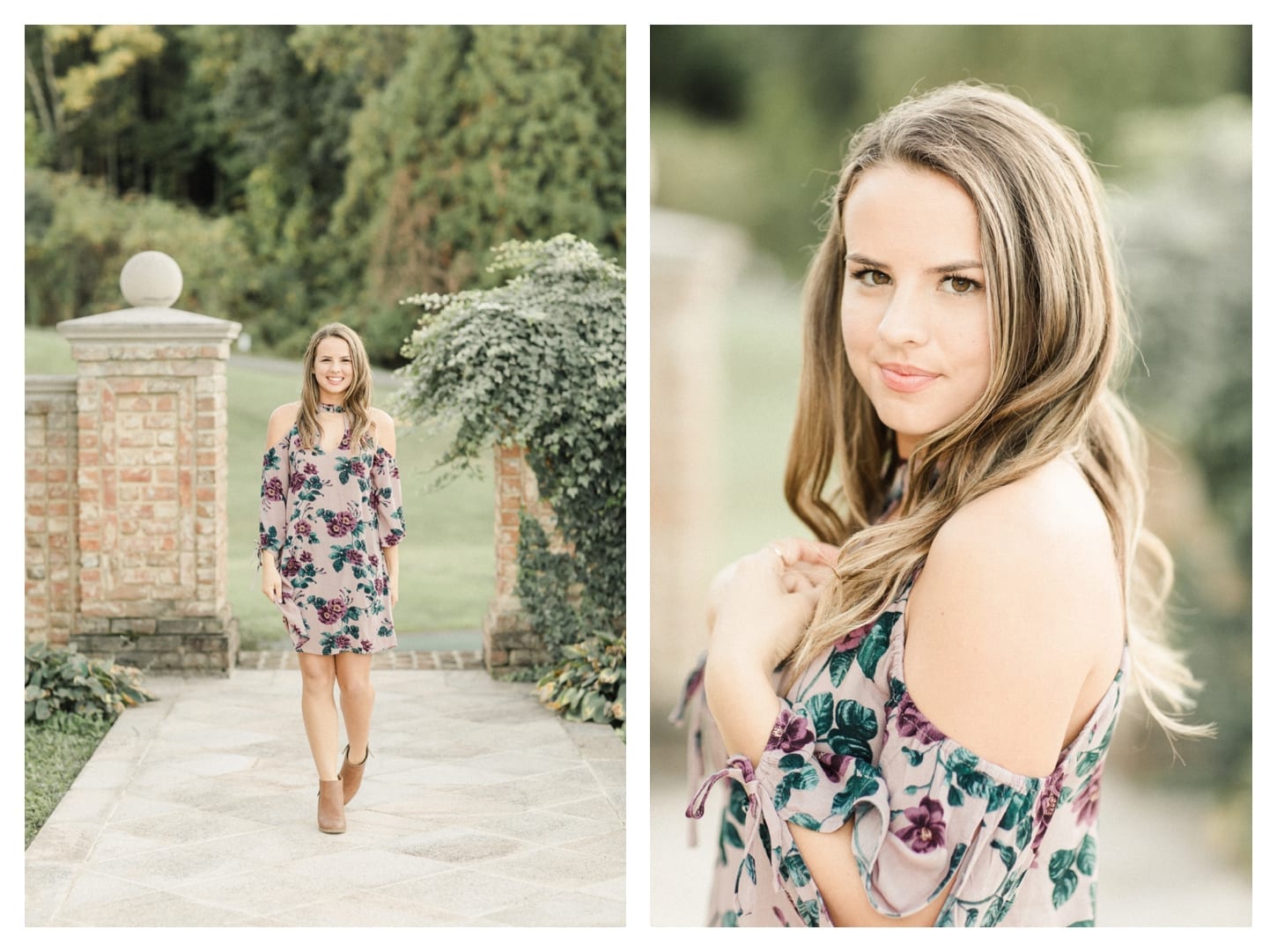 Grace Estate Winery senior portrait photographer