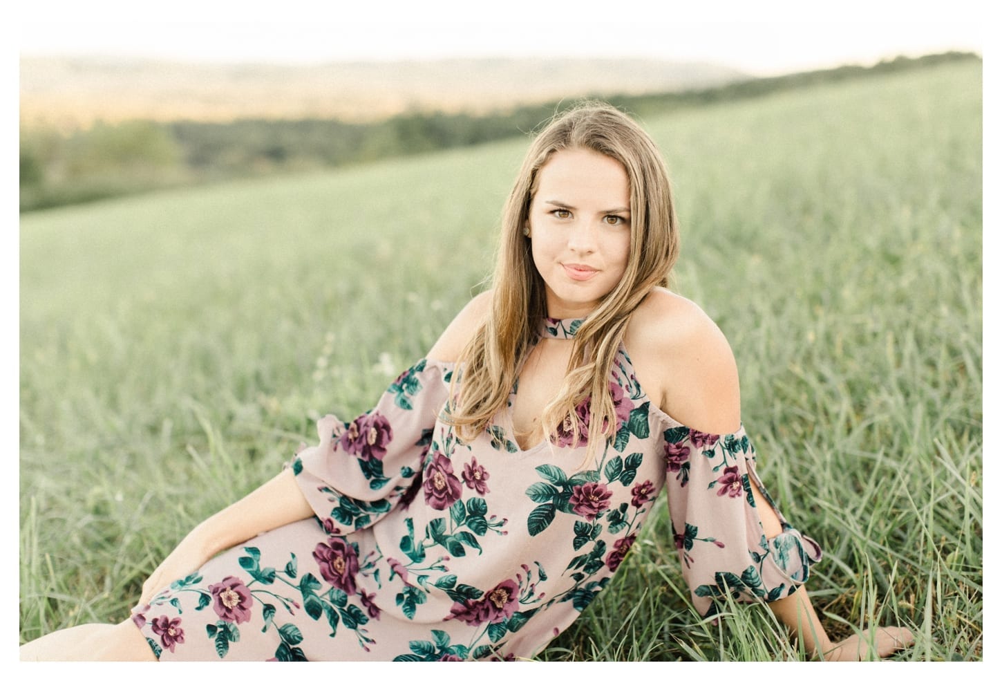 Grace Estate Winery senior portrait photographer