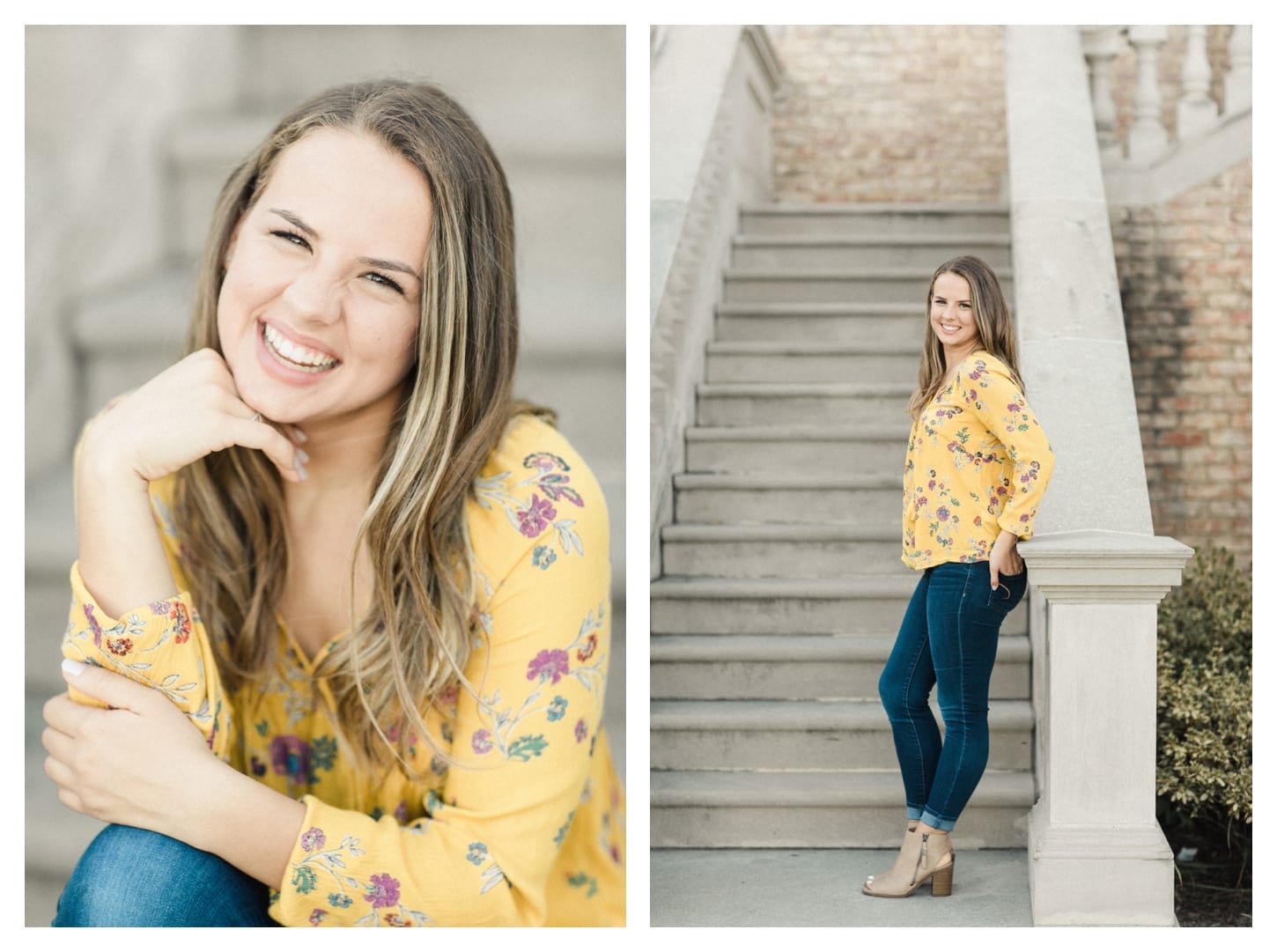 Grace Estate Winery senior portrait photographer