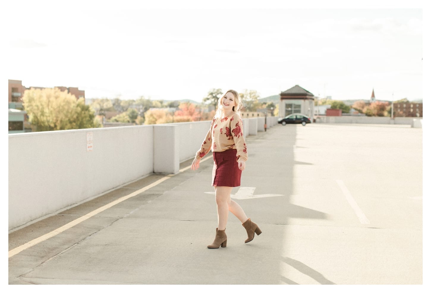 Charlottesville Virginia senior portrait photographer