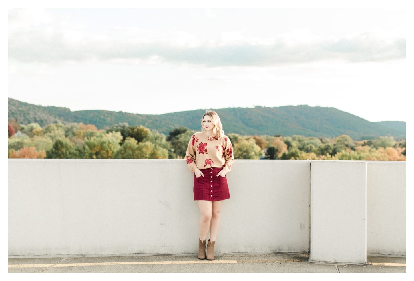 Charlottesville Virginia senior portrait photographer