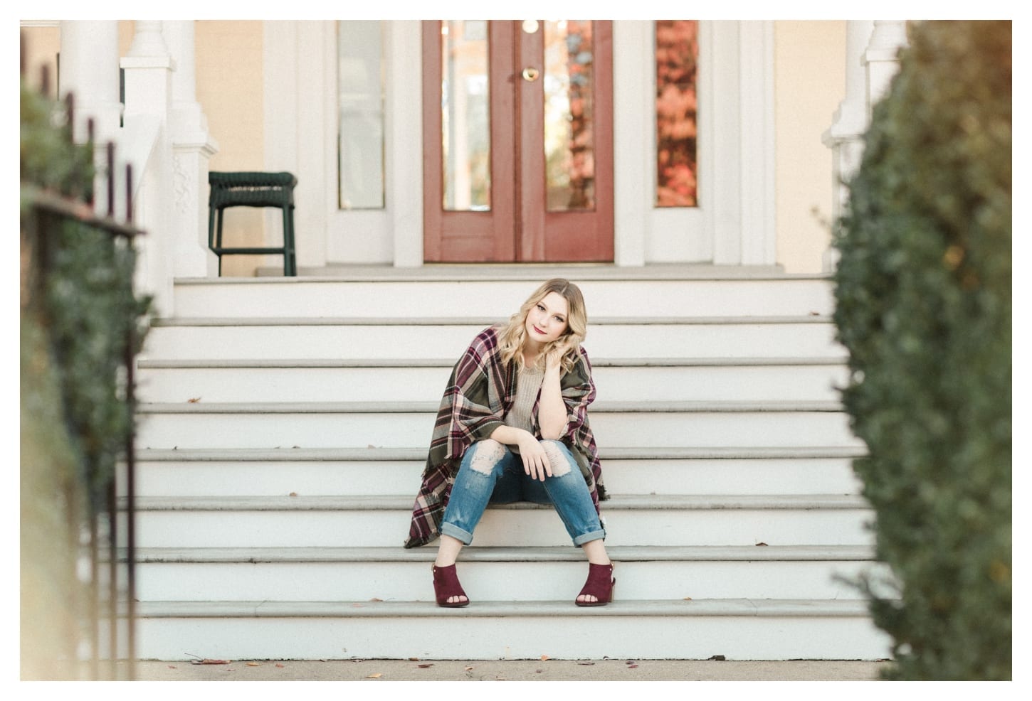 Charlottesville Virginia senior portrait photographer