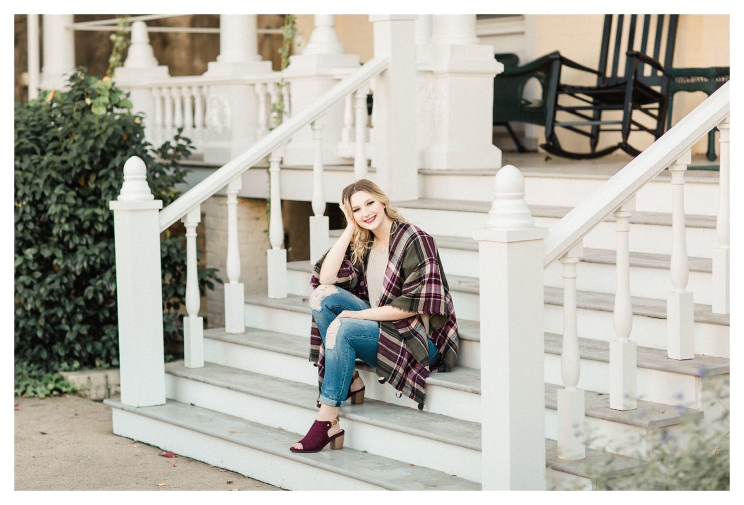 Charlottesville Virginia senior portrait photographer