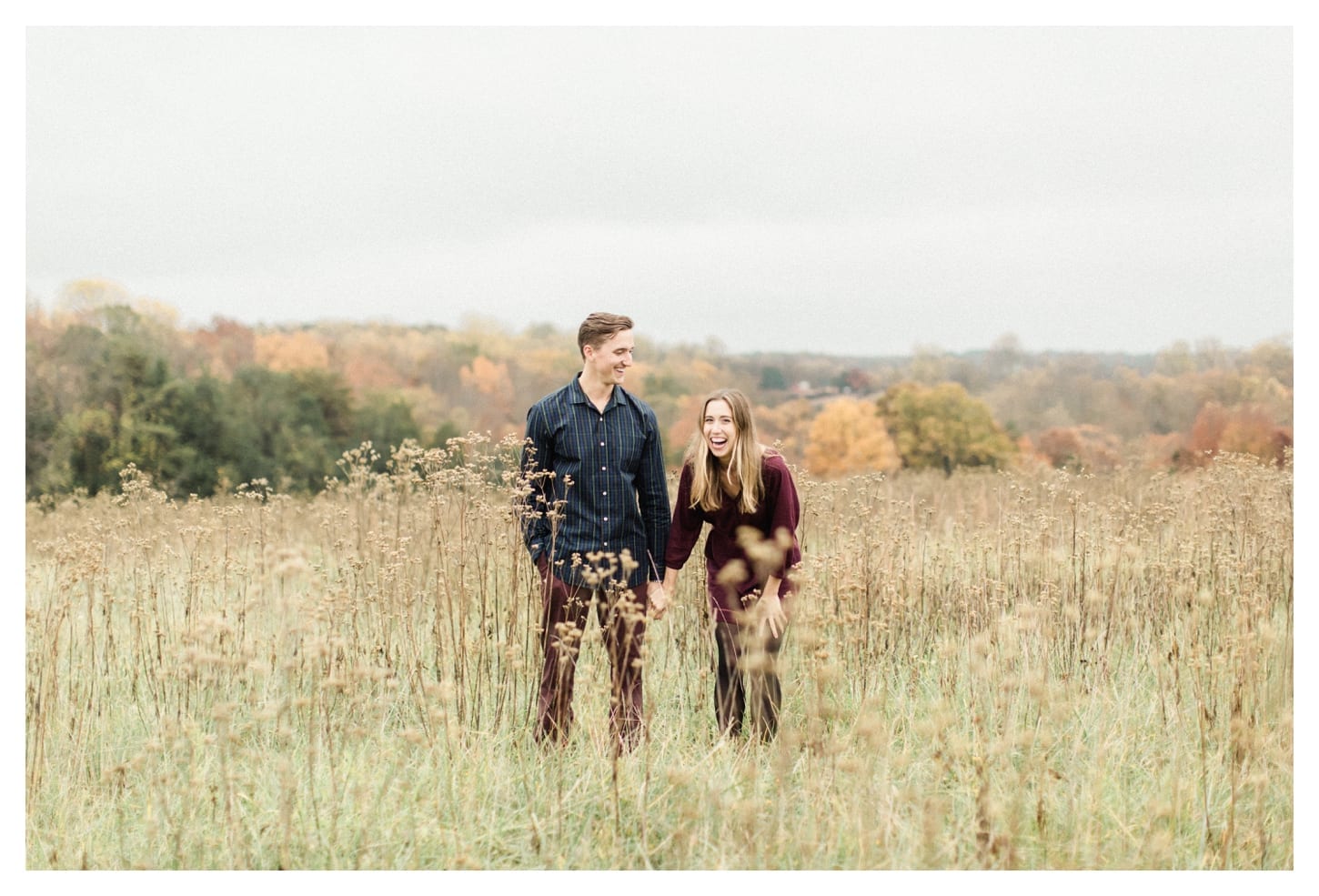 Panorama Farm engagement photographer