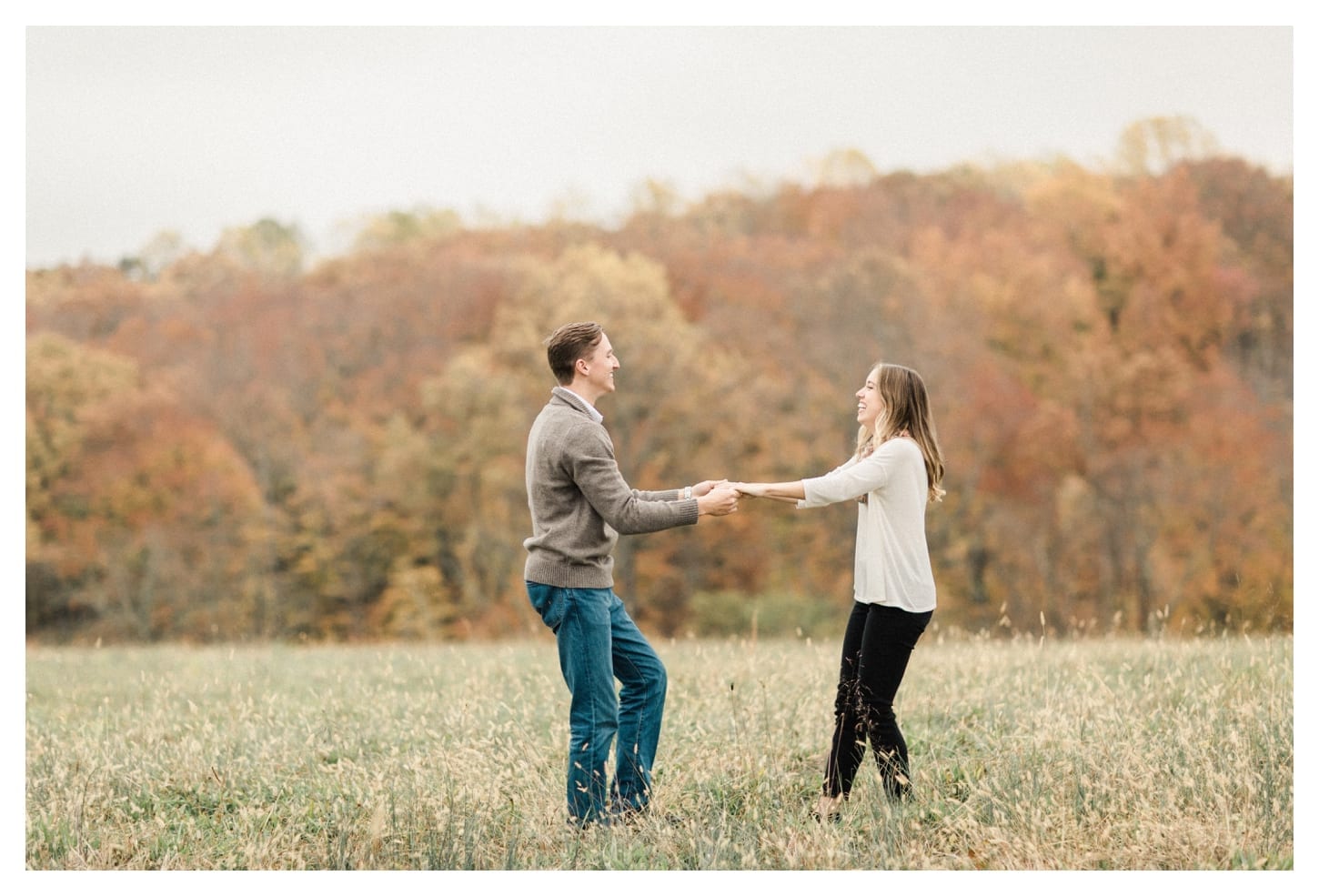 Panorama Farm engagement photographer