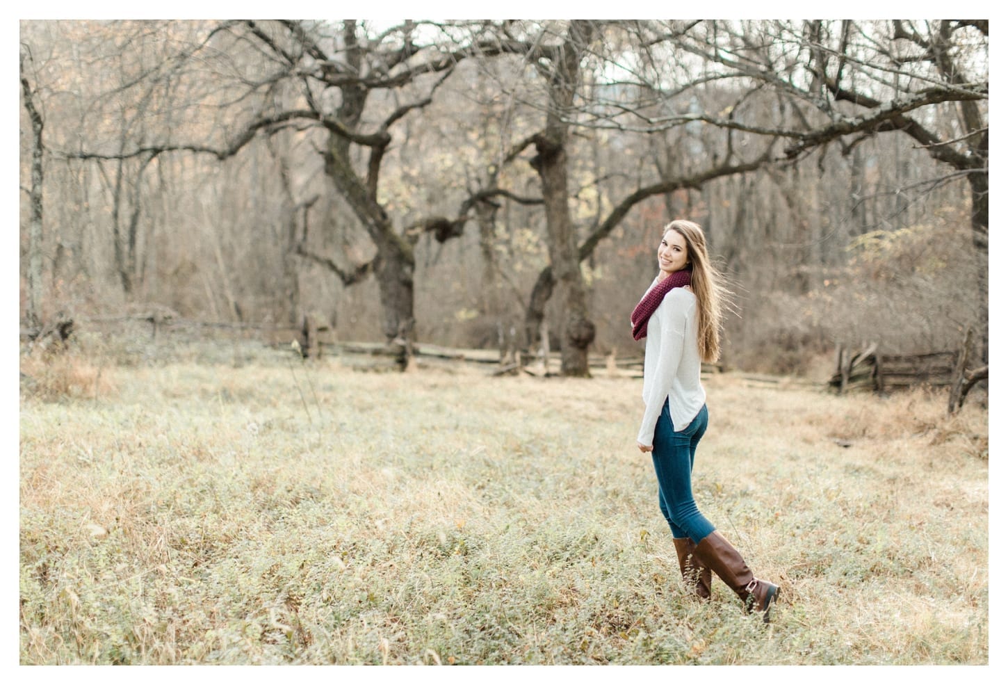 Blue Ridge Parkway senior portrait photographer