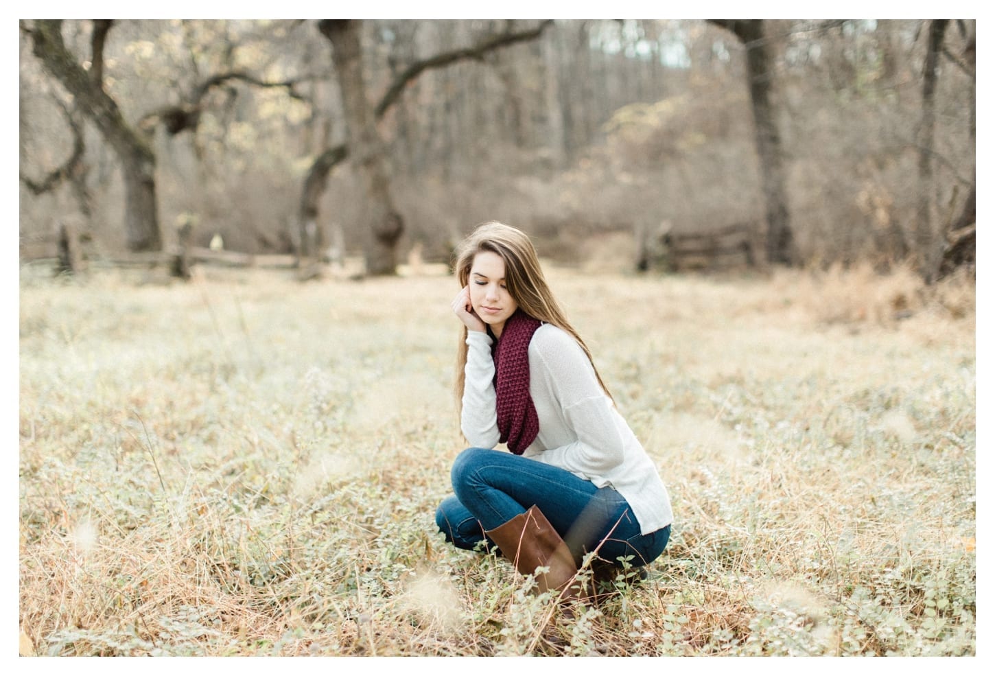 Blue Ridge Parkway senior portrait photographer