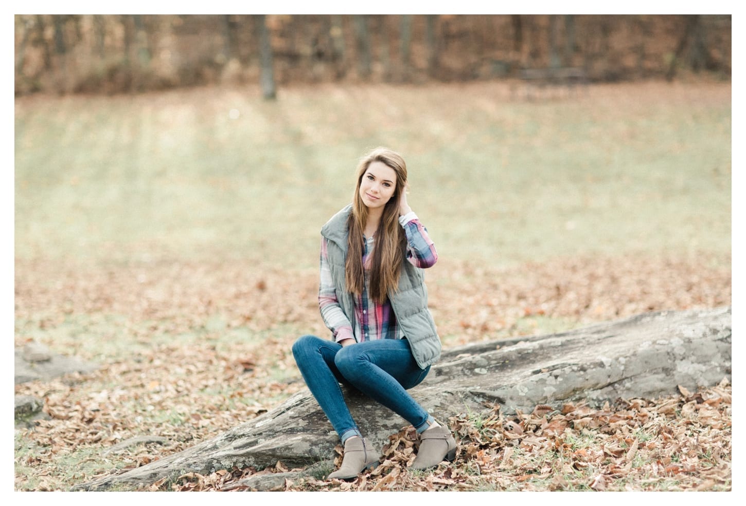 Blue Ridge Parkway senior portrait photographer