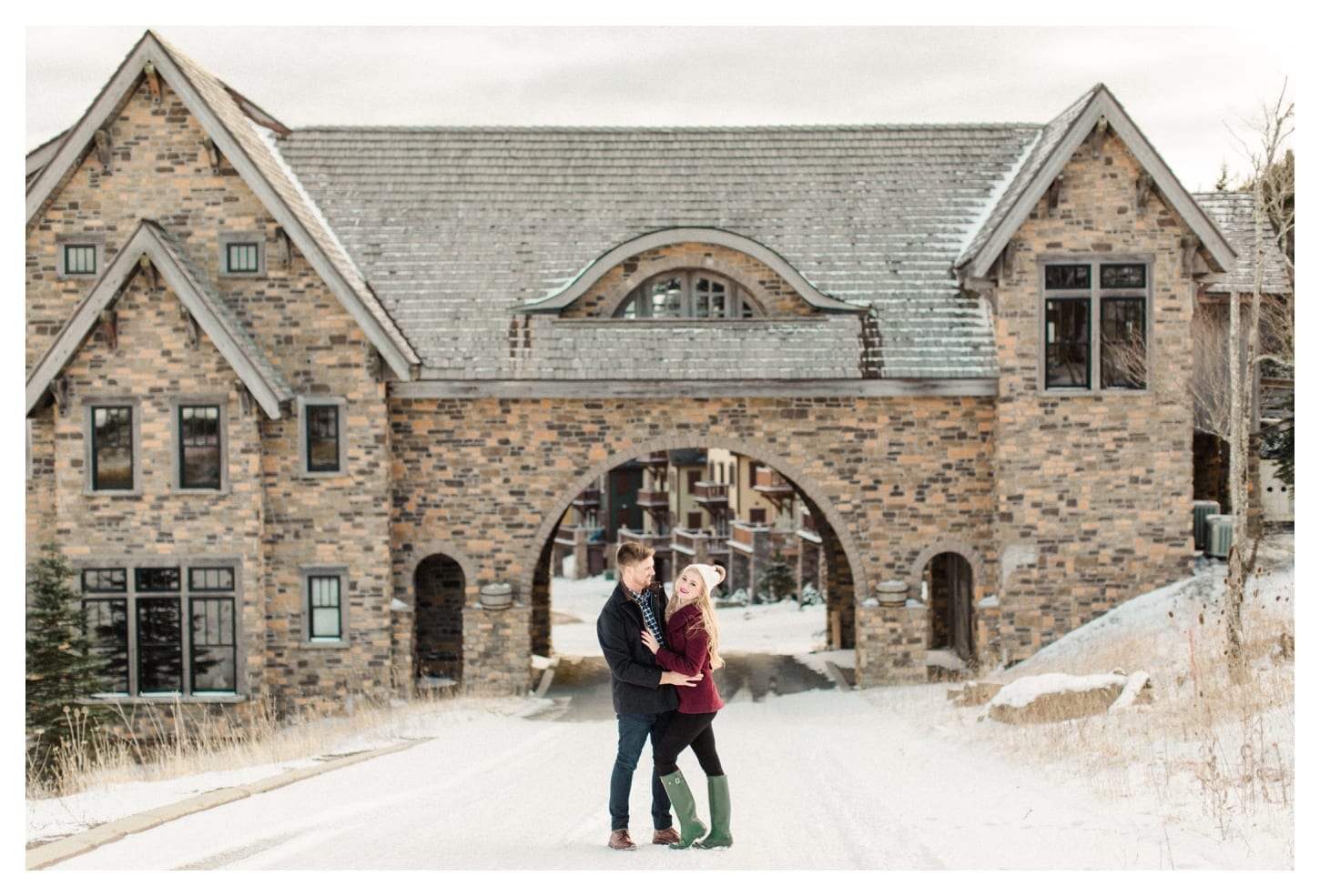 Snowshoe West Virginia engagement photographer