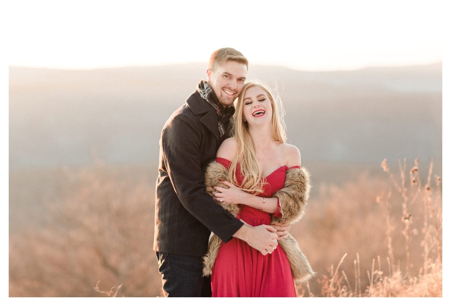 Snowshoe West Virginia engagement photographer