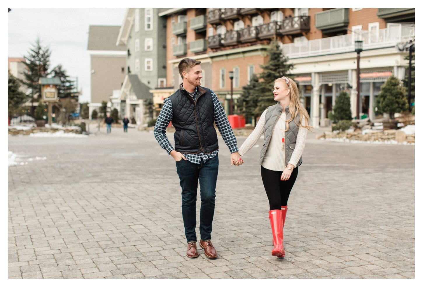 Snowshoe West Virginia engagement photographer