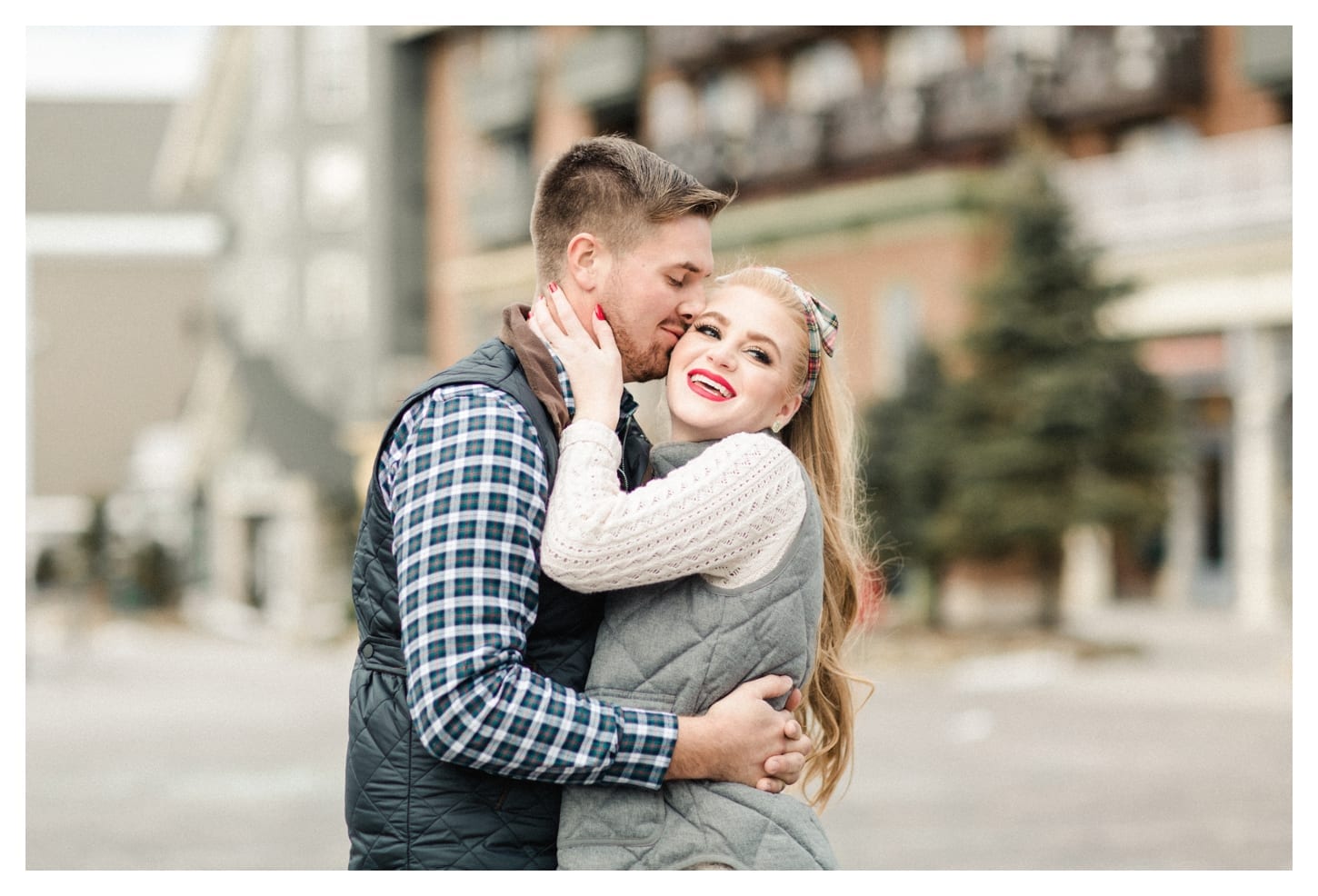 Snowshoe West Virginia engagement photographer