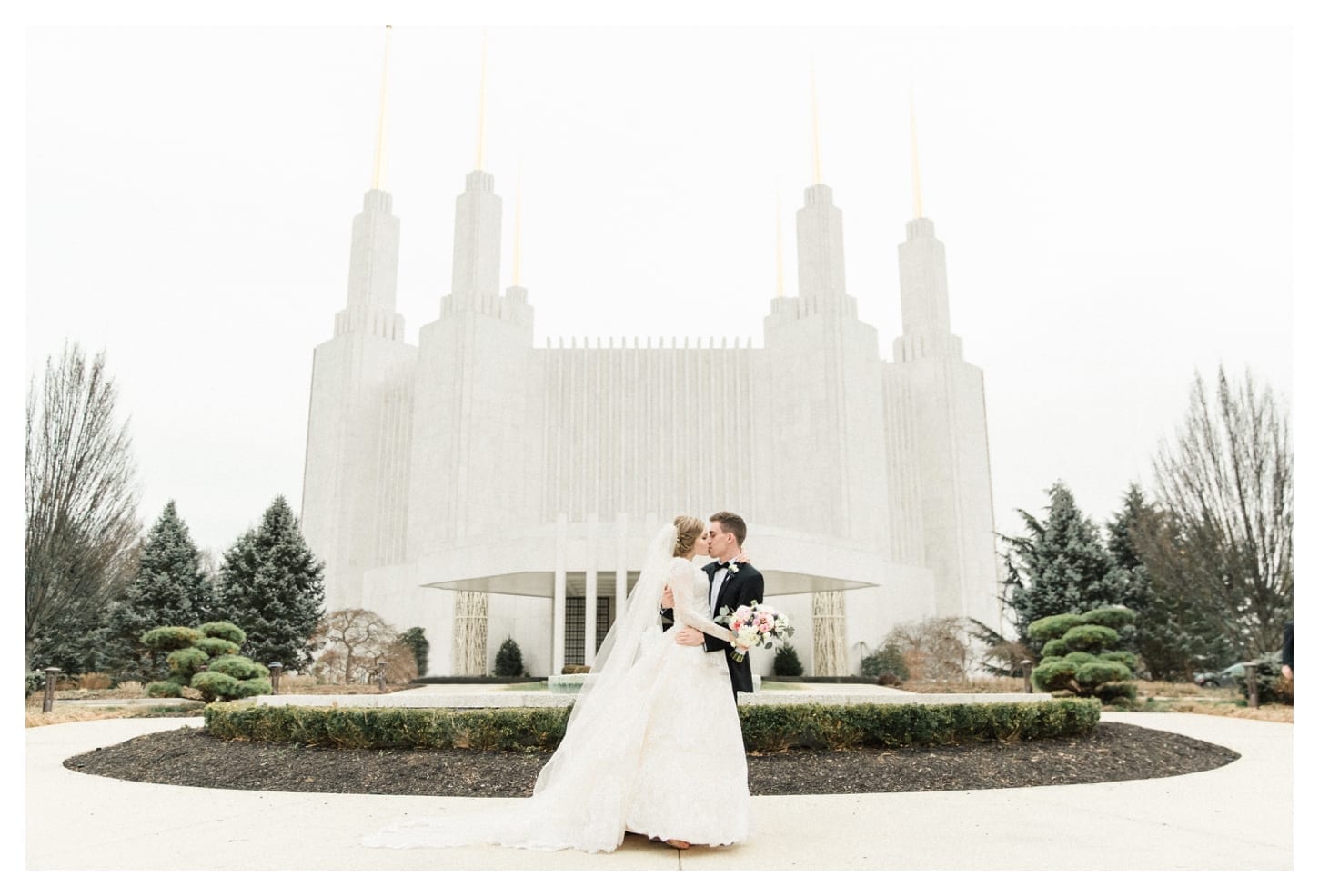 Washington D.C. LDS Temple wedding photographer