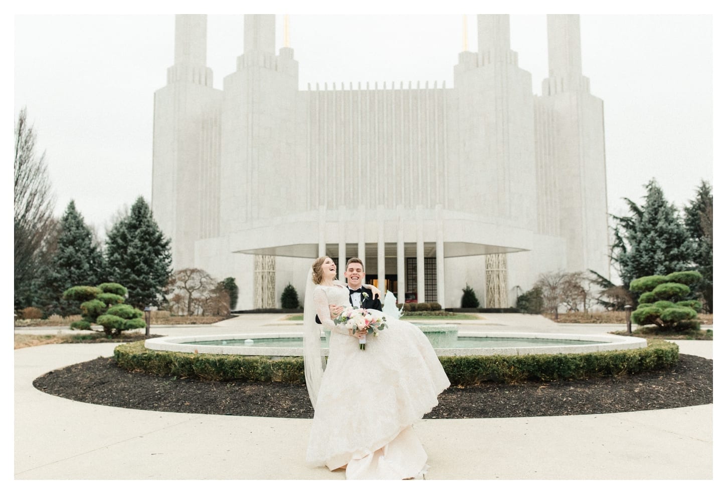 Washington D.C. LDS Temple wedding photographer