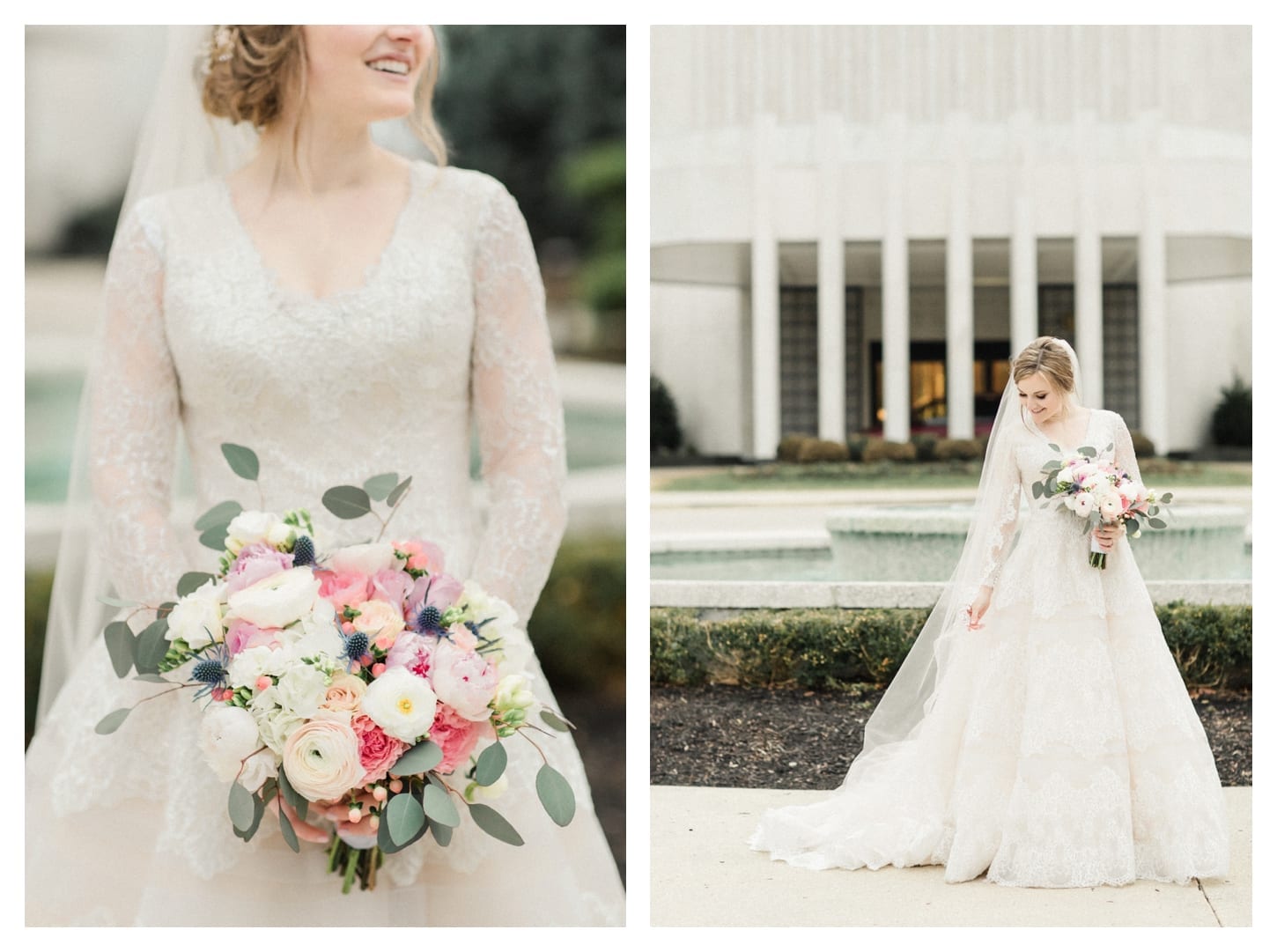 Washington D.C. LDS Temple wedding photographer