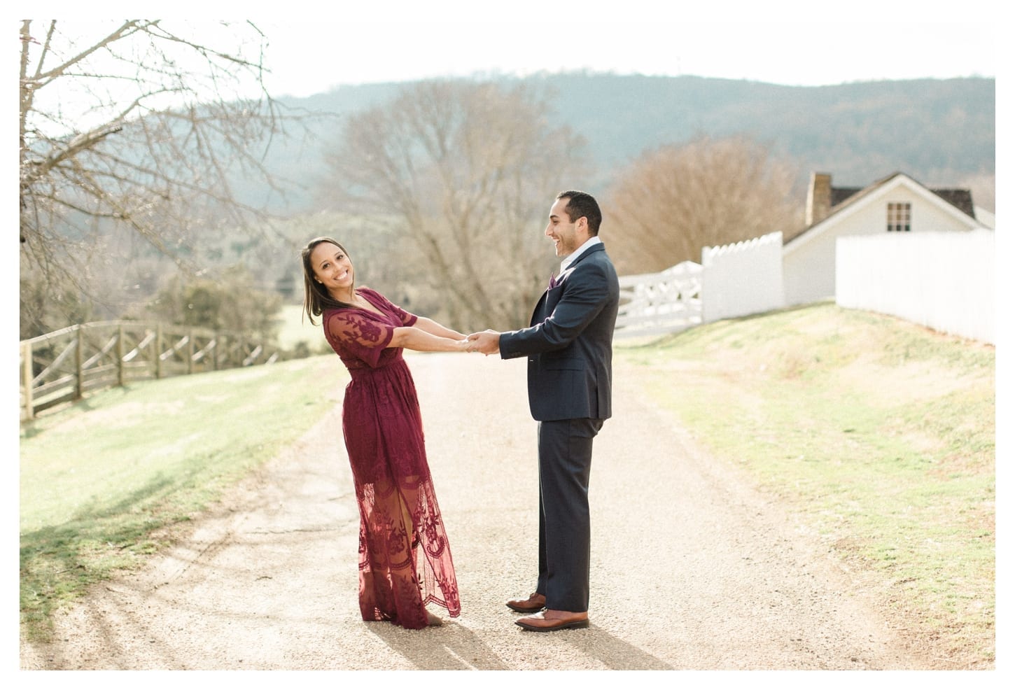 Ash Lawn Highland engagement photographer