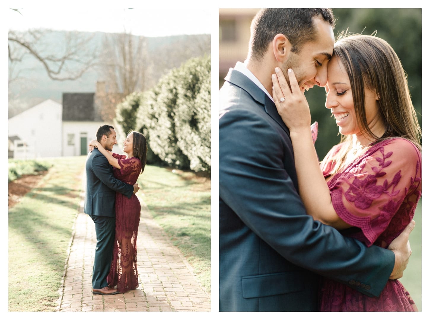 Ash Lawn Highland engagement photographer