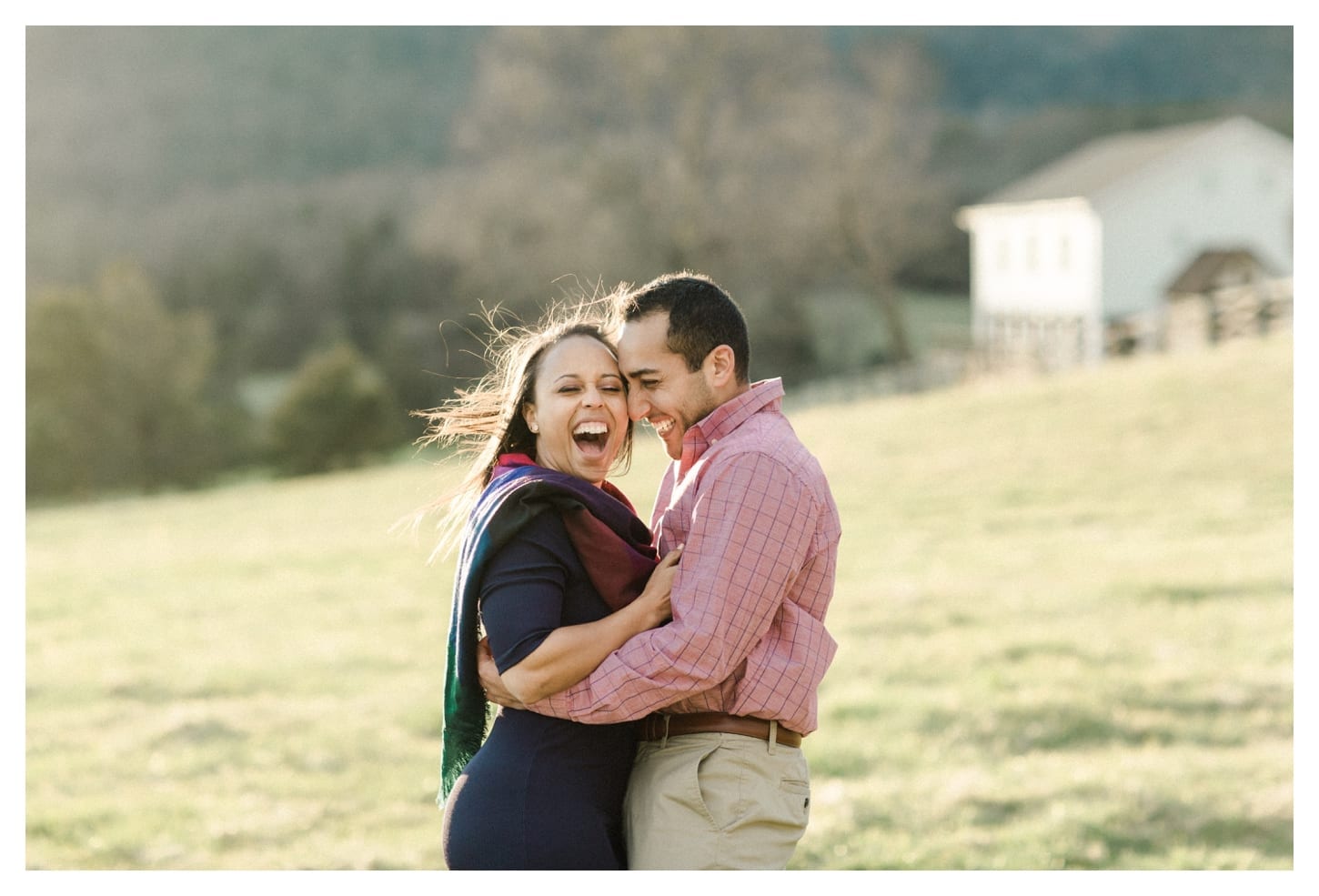 Ash Lawn Highland engagement photographer