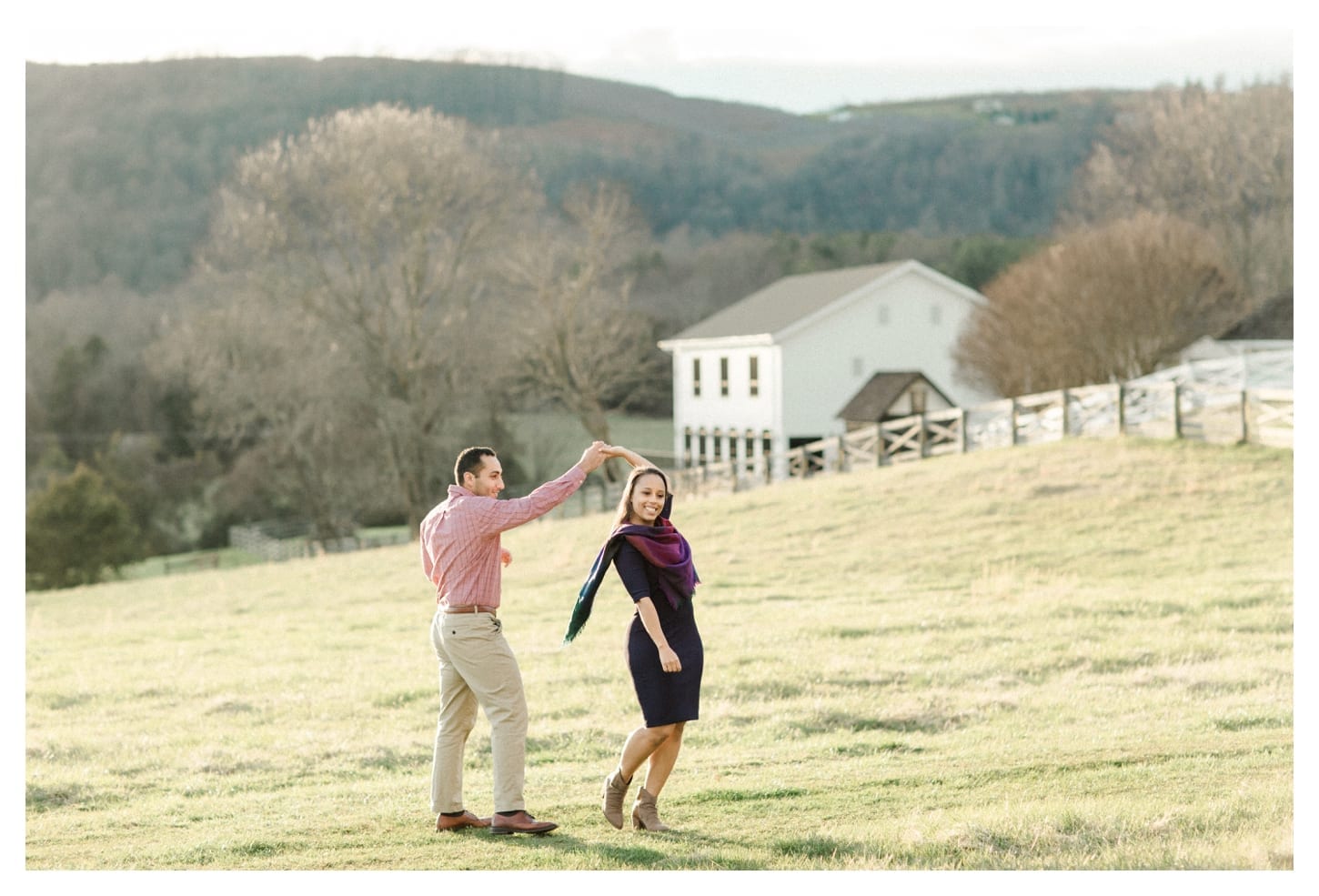 Ash Lawn Highland engagement photographer