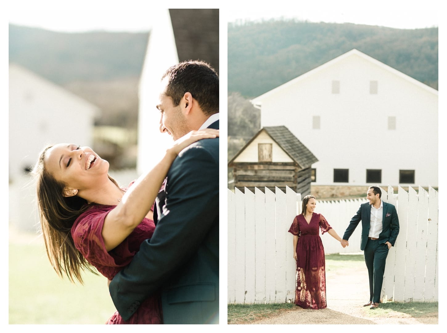 Ash Lawn Highland engagement photographer