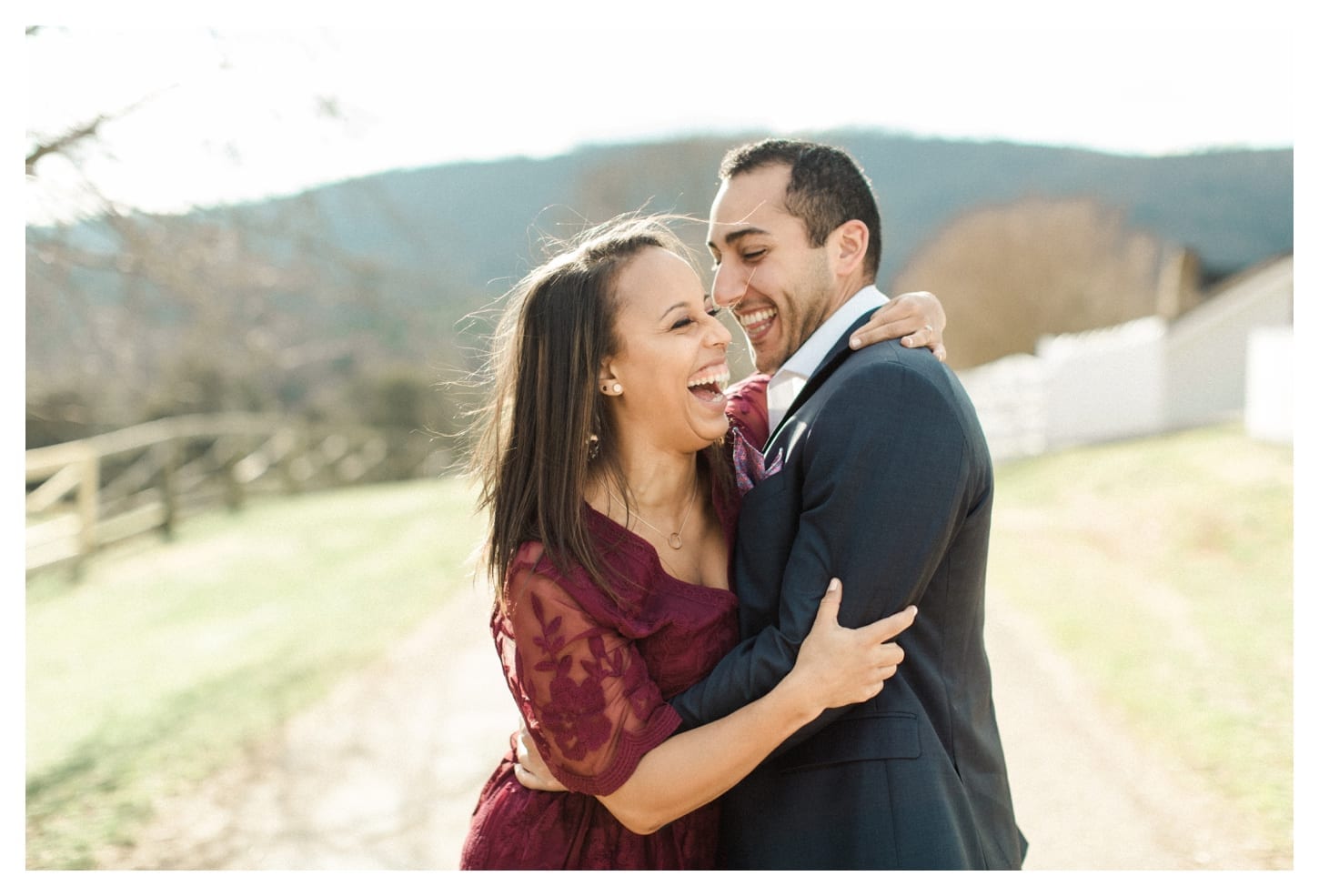 Ash Lawn Highland engagement photographer