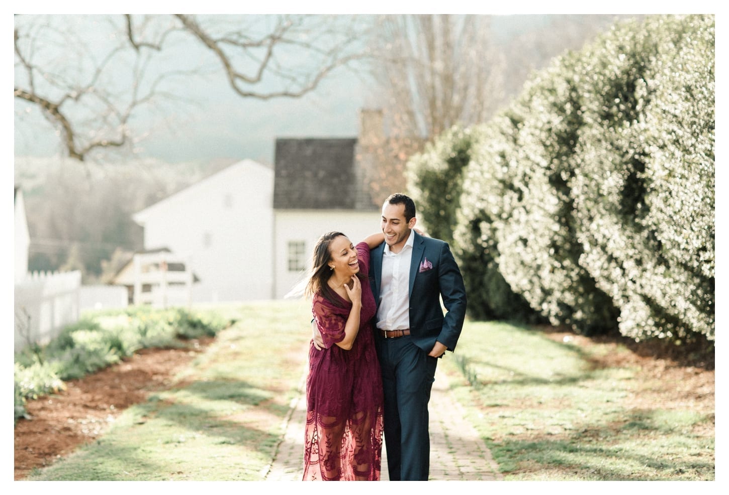 Ash Lawn Highland engagement photographer