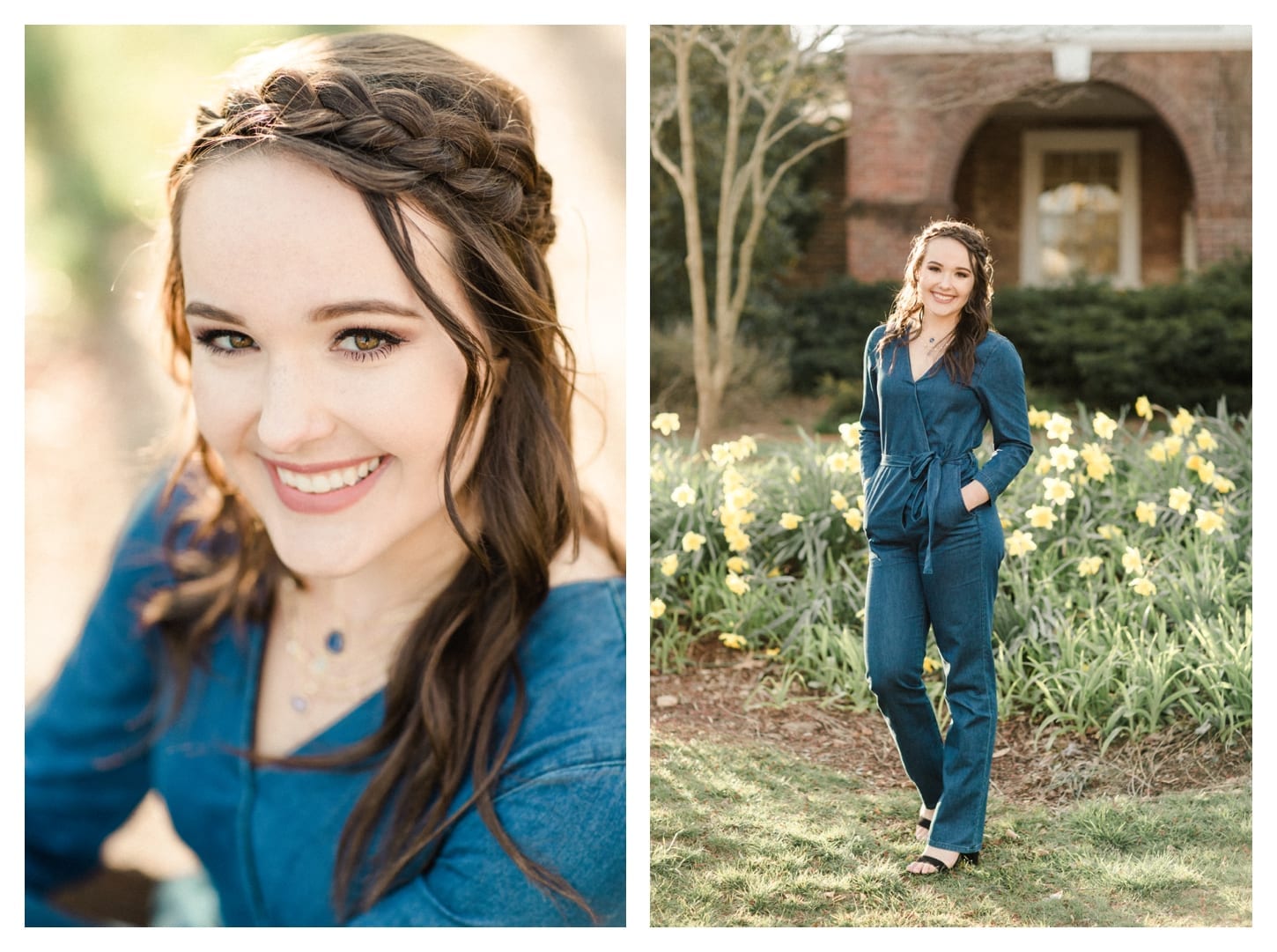 Charlottesville Virginia senior portrait photographer