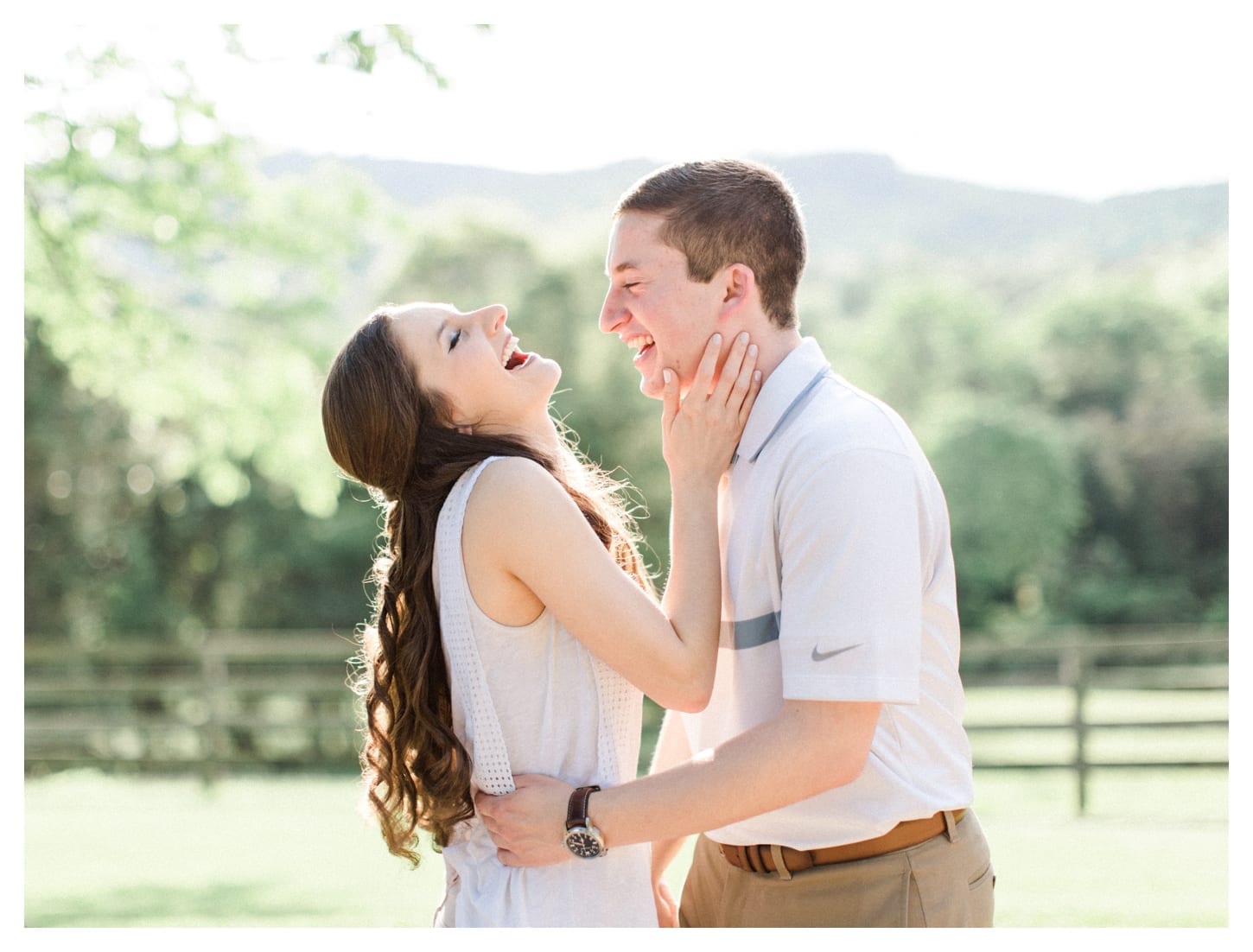 Ash Lawn Highland engagement photographer