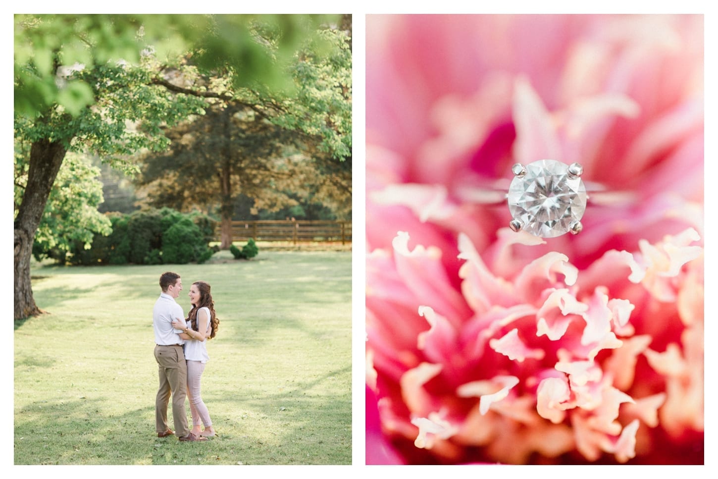 Ash Lawn Highland engagement photographer