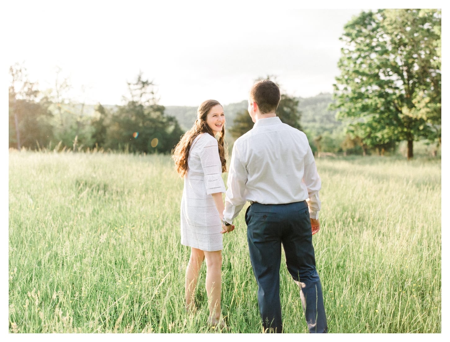 Ash Lawn Highland engagement photographer