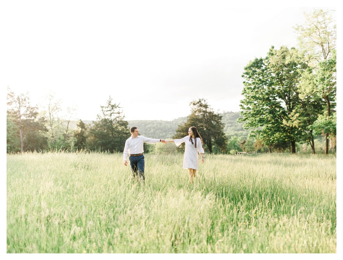 Ash Lawn Highland engagement photographer