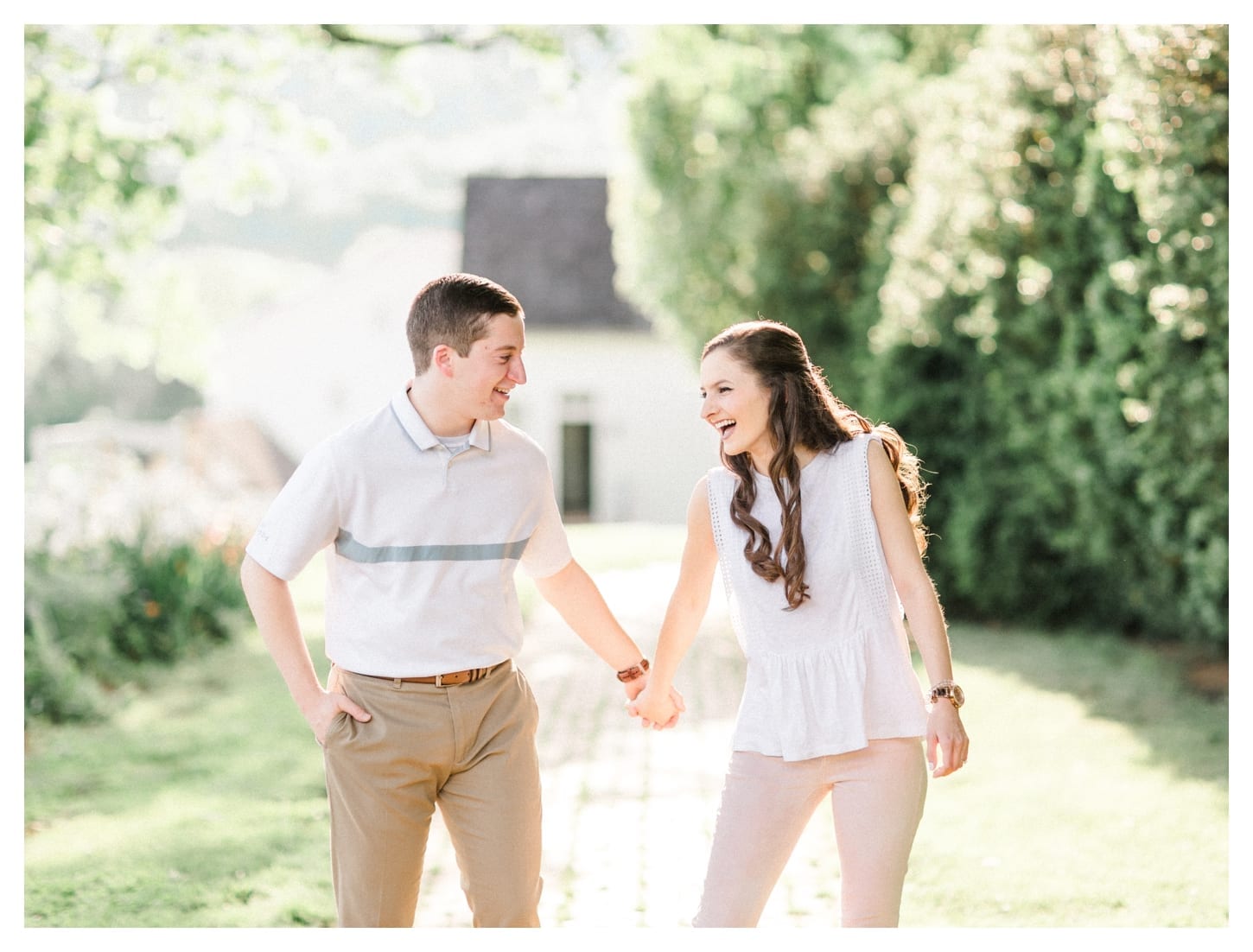 Ash Lawn Highland engagement photographer