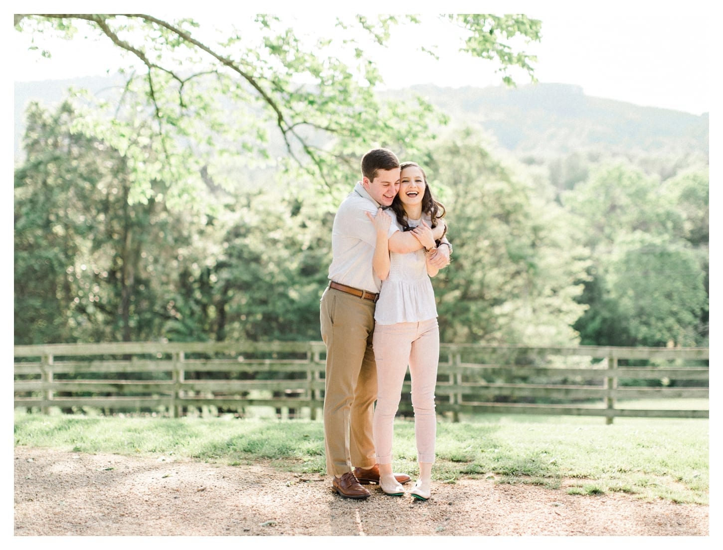 Ash Lawn Highland engagement photographer