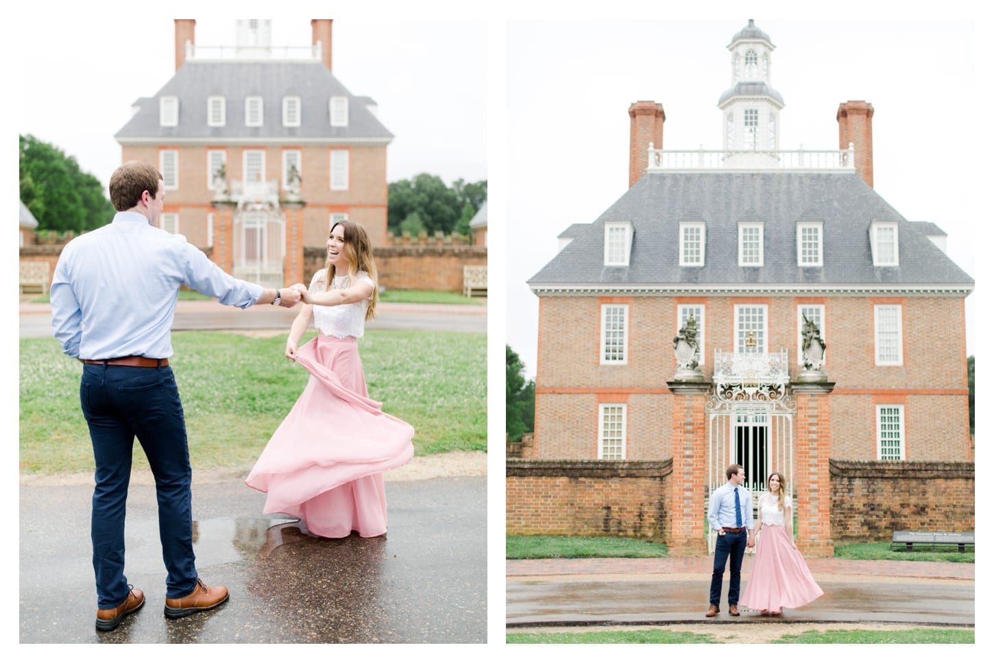 Colonial Williamsburg Virginia engagement photographer