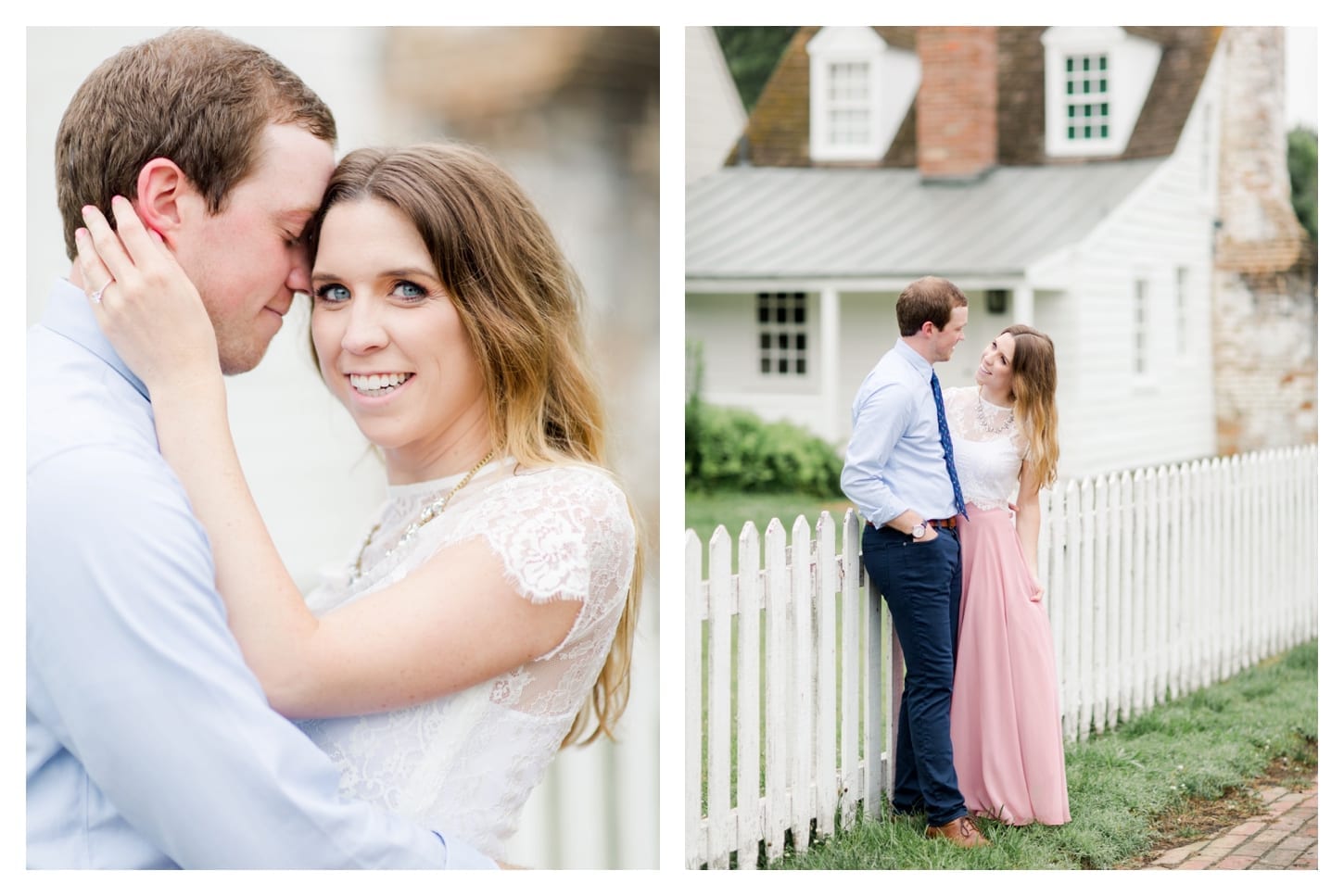 Colonial Williamsburg Virginia engagement photographer